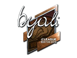 Klistermärke | byali (Foil) | Boston 2018