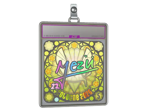 Placa de pegatinas | mezii (holográfica, con clasificación) | Colonia 2026