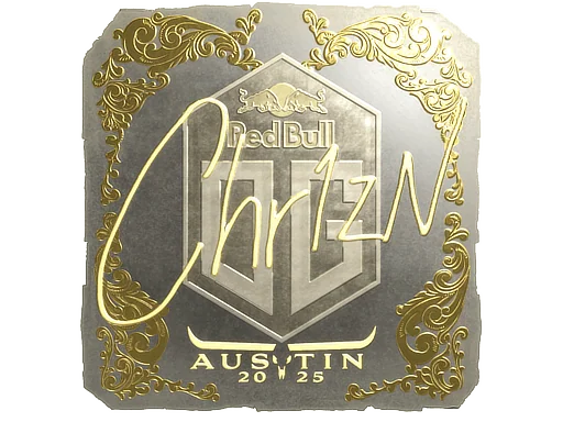 印花 | Chr1zN（金色）| 2025年奥斯汀锦标赛