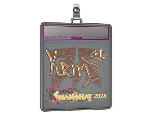 Placa de pegatinas | KRIMZ (holográfica) | Shanghái 2024