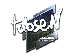 Klistermärke | tabseN (Foil) | Boston 2018