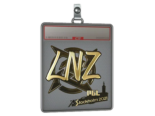 Pokrowiec na naklejkę | LNZ (złota) | Sztokholm 2021