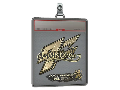 Sticker Slab | dav1d (Gold) | Antwerp 2022