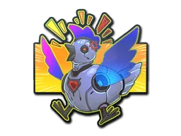 Aufkleber | Cyber-Huhn (Holo)