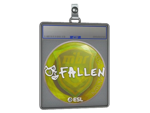 Placa de Adesivo | FalleN | Katowice 2019