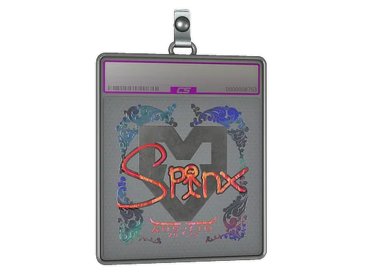 Placa de Adesivo | Spinx (Holográfico) | Austin 2025