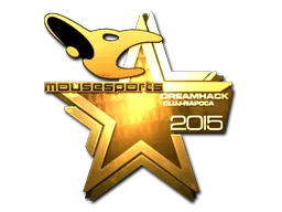 Adesivo | mousesports (Dourado) | Cluj-Napoca 2015