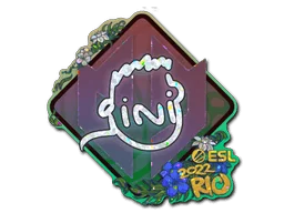 Aufkleber | VINI (Glitzer) | Rio 2022