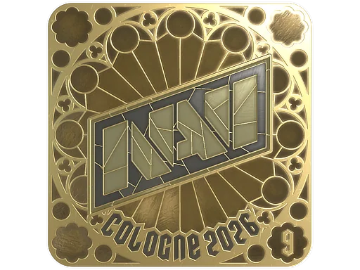 Pegatina | Natus Vincere (dorada, con clasificación) | Colonia 2026