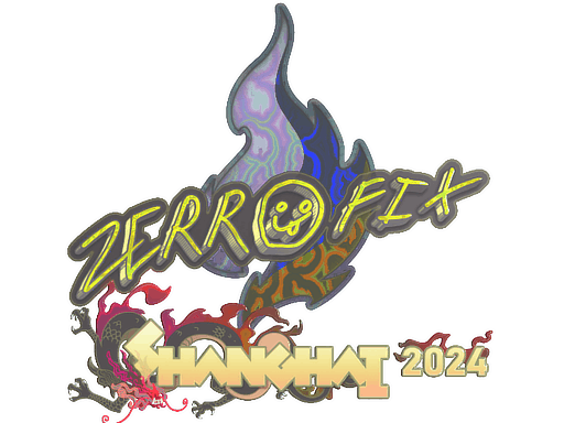 Pegatina | zeRRoFIX (holográfica) | Shanghái 2024