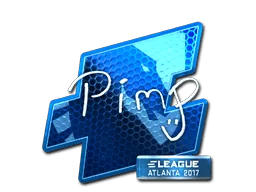 Aufkleber | Pimp (Glanz) | Atlanta 2017