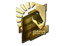 Naklejka | Team Liquid (złota) | Boston 2018
