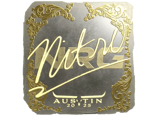 印花 | nitr0（金色）| 2025年奥斯汀锦标赛