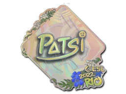 Klistermärke | Patsi (holo) | Rio 2022