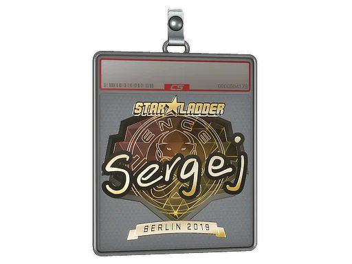 Aufkleberhülle | sergej (Gold) | Berlin 2019