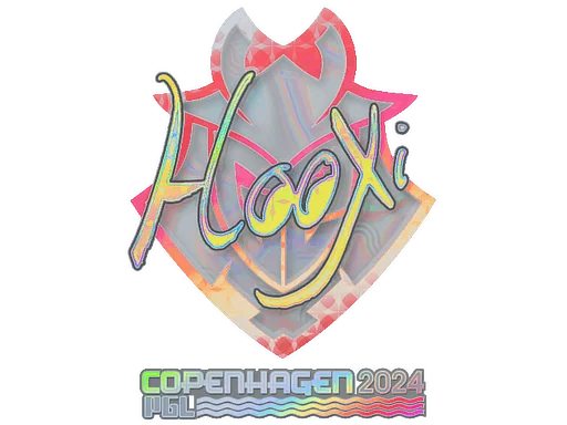 Adesivo | HooXi (Holográfico) | Copenhague 2024
