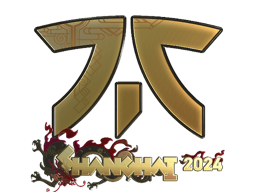 Adesivo | Fnatic (Dourado) | Xangai 2024