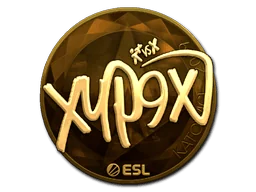 Klistermärke | Xyp9x (Guld) | Katowice 2019
