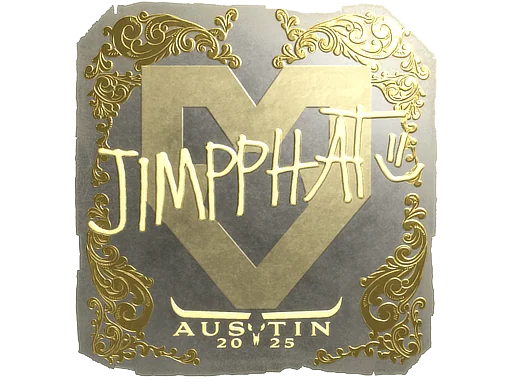 Adesivo | Jimpphat (Dourado) | Austin 2025
