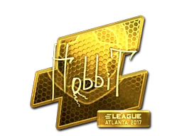 Aufkleber | Hobbit (Gold) | Atlanta 2017