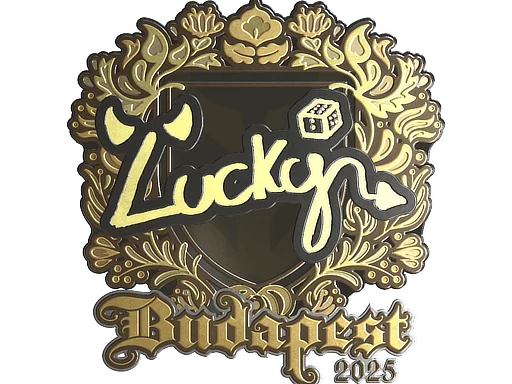 印花 | Lucky（金色）| 2025年布达佩斯锦标赛