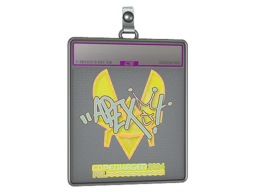 Placa de Adesivo | apEX (Holográfico) | Copenhague 2024