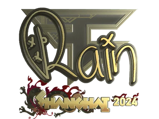 印花 | rain（金色）| 2024年上海锦标赛