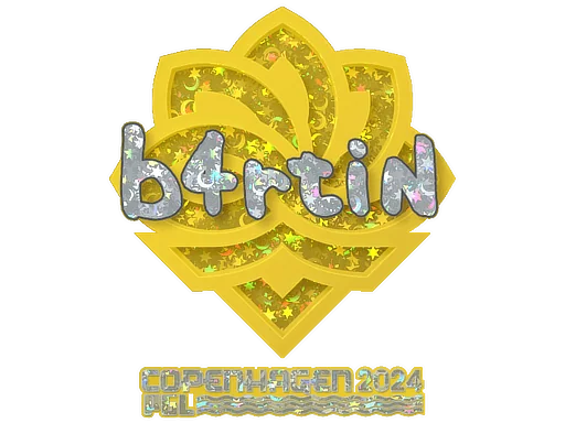 Pegatina | b4rtiN (purpurina) | Copenhague 2024