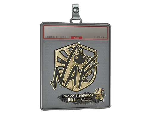 Sticker Slab | NAF (Gold) | Antwerp 2022