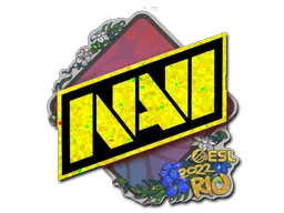 Klistermärke | Natus Vincere (glitter) | Rio 2022