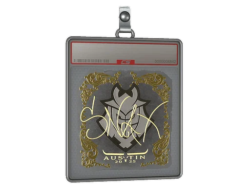 Placa de Adesivo | Snax (Dourado) | Austin 2025