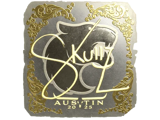 印花 | skullz(金色)| 2025年奥斯汀锦标赛
