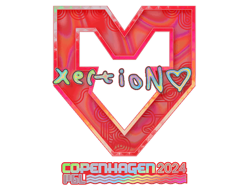 Aufkleber | xertioN (Holo) | Kopenhagen 2024