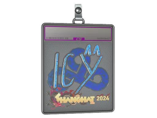 Placa de pegatinas | ICY (holográfica) | Shanghái 2024