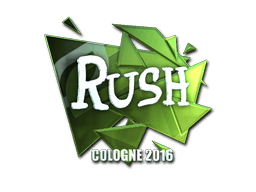 Klistermärke | RUSH (Foil) | Cologne 2016