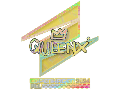 Pegatina | Queenix (holográfica) | Copenhague 2024