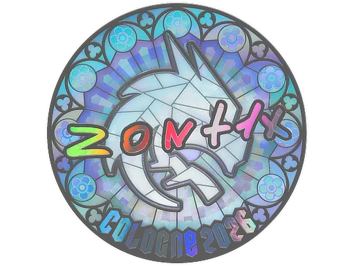 Pegatina | zont1x (holográfica) | Colonia 2026