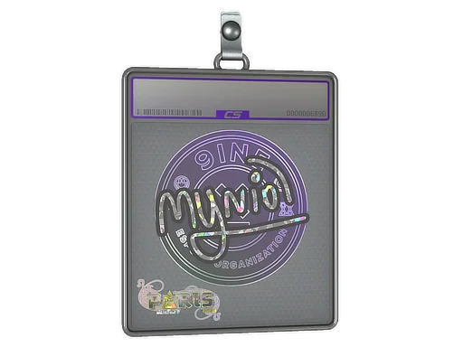 Placa de Adesivo | mynio (Purpurinado) | Paris 2023
