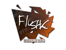 Klistermärke | flusha | Cologne 2016