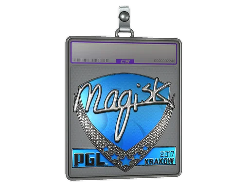 Placa de pegatinas | Magisk (reflectante) | Cracovia 2017