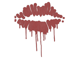 Sealed Graffiti | Kiss (Blood Red)