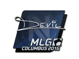 Klistermärke | DEVIL | MLG Columbus 2016
