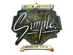 印花 | s1mple（金色）| 2019年柏林锦标赛