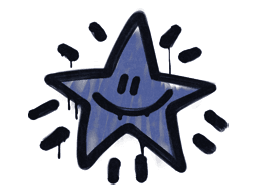 Sealed Graffiti | Shining Star (SWAT Blue)