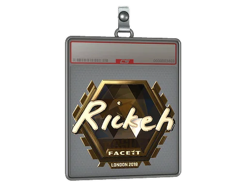 Aufkleberhülle | Rickeh (Gold) | London 2018