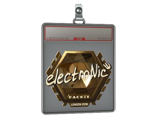 印花板 | electronic（金色）| 2018年伦敦锦标赛