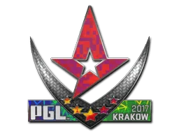 Klistermärke | Astralis (Holo) | Krakow 2017