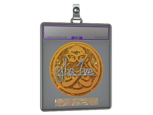 Placa de Adesivo | gla1ve (Purpurinado) | Copenhague 2024
