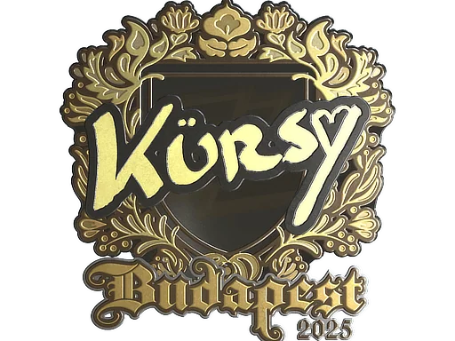 印花 | Kursy（金色）| 2025年布达佩斯锦标赛