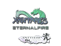 Pegatina | XANTARES (holográfica) | Amberes 2022